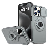 Works with iPhone13/14/15 pro max case with 360-degree rotating ring/built-in magnet for Magsafe wireless charging