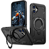 Manufacturer Price Metal Ring Magnetic Holder Shockproof Matte Silicon Cell Mobile Phone Cases for iphone 14 15 16 Pro Max