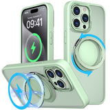 For iPhone 12/13/14/15 pro max case with 360-degree rotating ring/Built-in magnet support for Magsafe wireless charging