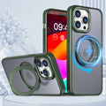 Works with iPhone13/14/15 pro max case with 360-degree rotating ring/built-in magnet for Magsafe wireless charging