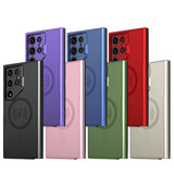 For iPhone 12/13/14/15 pro max case stand Lens protection Built-in magnets support Magsafe wireless charging